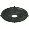 Ekena Millwork Attica Ceiling Medallion (Fits Canopies up to 5"), 18"OD x 4"ID x 5/8"P, Painted Turtle Crackle CM18ATPTC - alternate 4